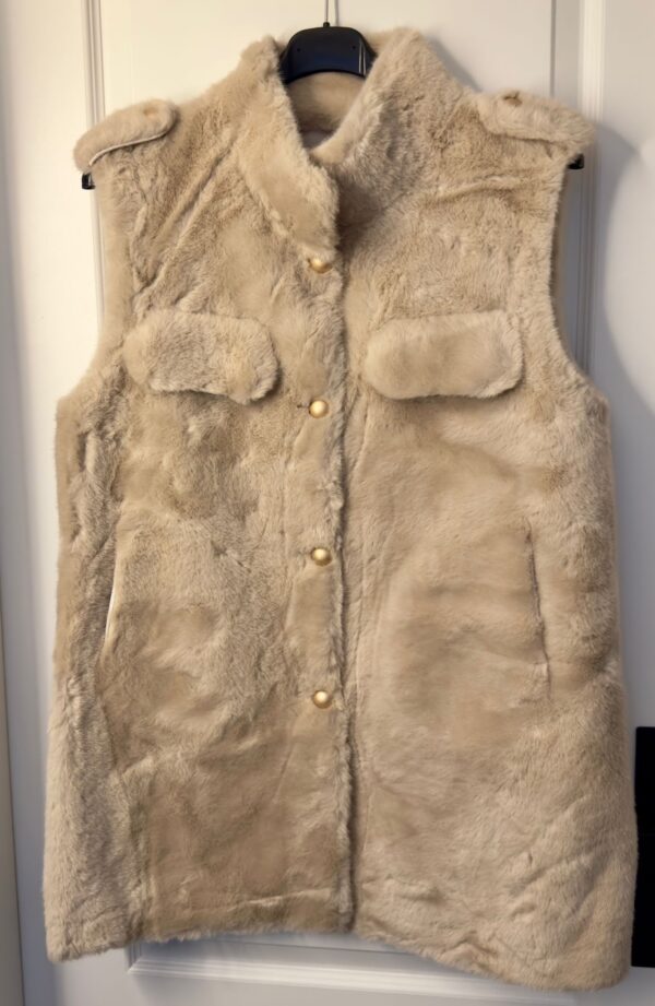 Fake fur gilet - Afbeelding 2